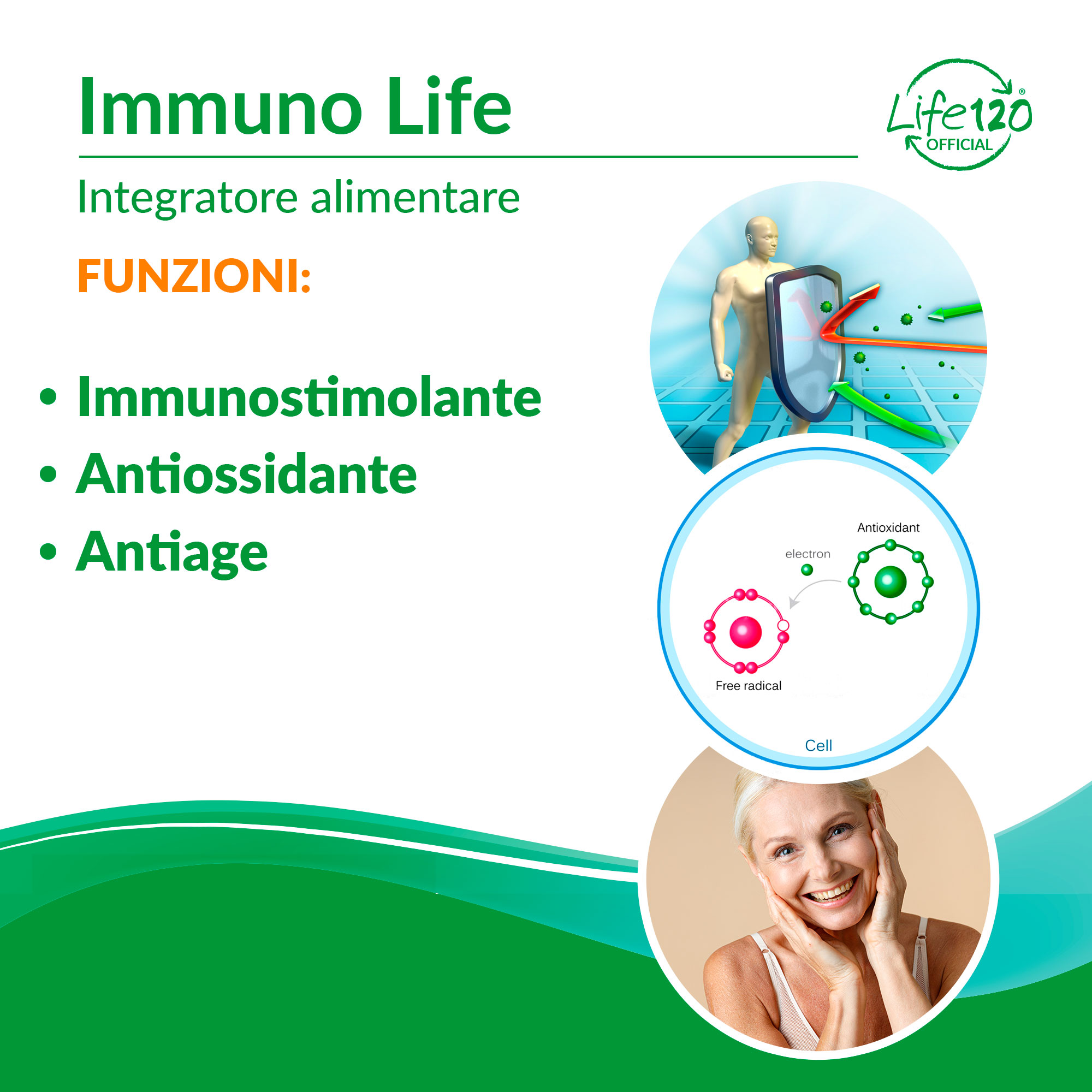 Combatte i radicali liberi a 360 gradi